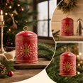 thumbnail image 4 of Cord Xmas Decorative Jar, Christmas Decorations Indoor Outdoor Party Room Home Decor Accents, Villa Tabletop Decor for Mantel, Shelf, Home Room Holiday Decor, 4 of 7