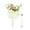 TYPE1, variant on Efavormart 2 Pack White Silk Rose Boutonniere With Pin, Real Touch Artificial Flower Pocket Square - 5"