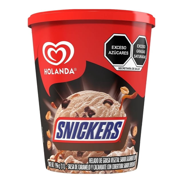 Helado Holanda Snickers 1 l