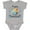 AC-Heather Grey, variant on Inktastic Happy Hanukkah Dreidel and Laurels Boys or Girls Baby Bodysuit