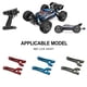 thumbnail image 5 of Tholdsy Brazo de suspensión delantero mejorado de aleación de aluminio para 1/16 MJX H16 16207 16208 16209 16210 RC pieza de coche accesorios Kits de construcción modelo Azul, 5 of 6
