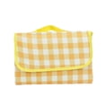 thumbnail image 5 of Foldable Picnic Mat Waterproof Sand Blanket Extra Large Picnic Rug Healthy Odor-Free Fabric Green Yellow Red Stripe Blanket for Beach Camping Hiking Travel, 5 of 8