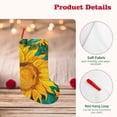 thumbnail image 4 of Lsque Vibrant Sunflower Painting Pattern 18 Inch Christmas Stockings, Festive Holiday Stocking for Christmas Decorations Holiday Decor, 4 of 8