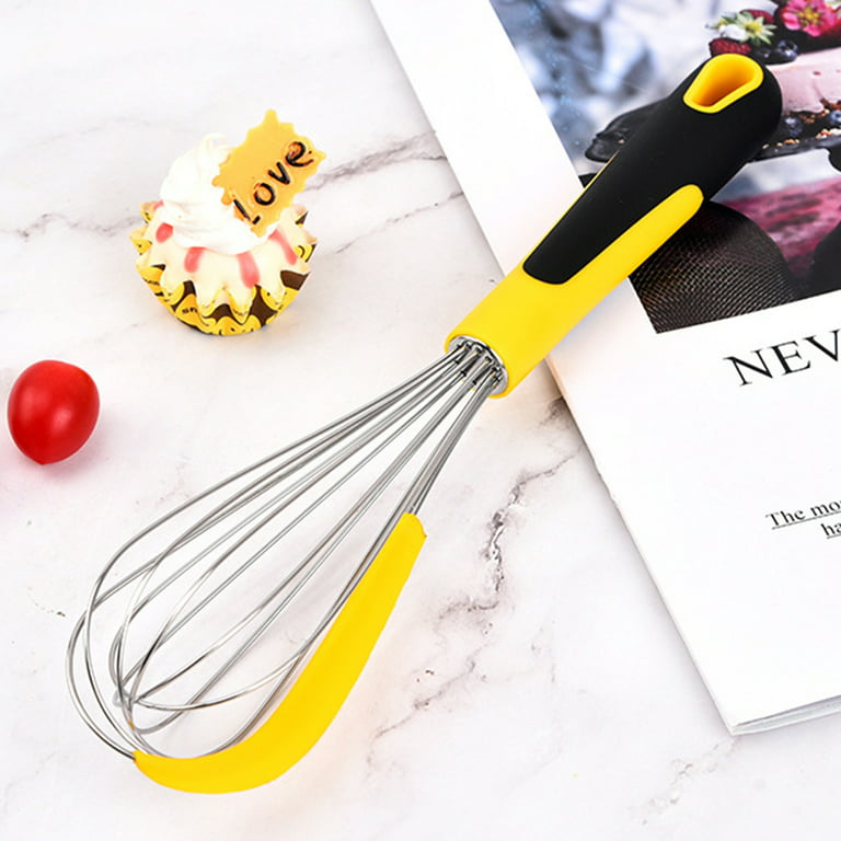 Travelwant Stainless Steel Balloon Wire Whisk, Heavy Duty Metal Whisks for Cooking, Hand Mixing Kitchen Tool, Egg Beater, for Stirring, Blending