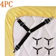 thumbnail image 3 of 4Pcs Bed Suspender Straps Mattress Fastener Holder Triangle Grippers Sheet Clip,, 3 of 6
