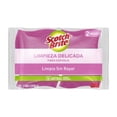 thumbnail image 1 of Fibra esponja 3M Scotch-Brite cero rayas superficies delicadas 2 pzas, 1 of 4