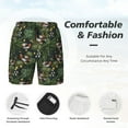 thumbnail image 5 of Lsque Mens Swim Trunks Mallard Ducks And Water Pattern - Bathing Suit Compression Liner - Beach Swim Shorts Swimwear - (S-3XL) - Stretch Quick Dry -Large, 5 of 9