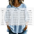 thumbnail image 3 of Ndbuld Women's Shirts Long-Sleeve Collar Button Pullover Top,Khaki,S, 3 of 5