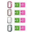 thumbnail image 7 of GOOUDO for Apple Watch 7 Case 41mm with Built-in Hard PC Screen Protector, Guard Bumper Full Coverage Cover for Apple Watch Case,4 Pack, 7 of 7