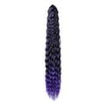 thumbnail image 1 of 30 Inch Synthetic Pre Stretched Deep Wave Crochet Hair Yaki Ombre Braiding Hair High, 1 of 8