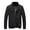 Black-A, variant on IYTR Mens Jackets Coat Solid Color Long Sleeve Jacket Zipper Stand-up Collar Leisure Baseball Jacket Coat with Pocket Black XXXXL