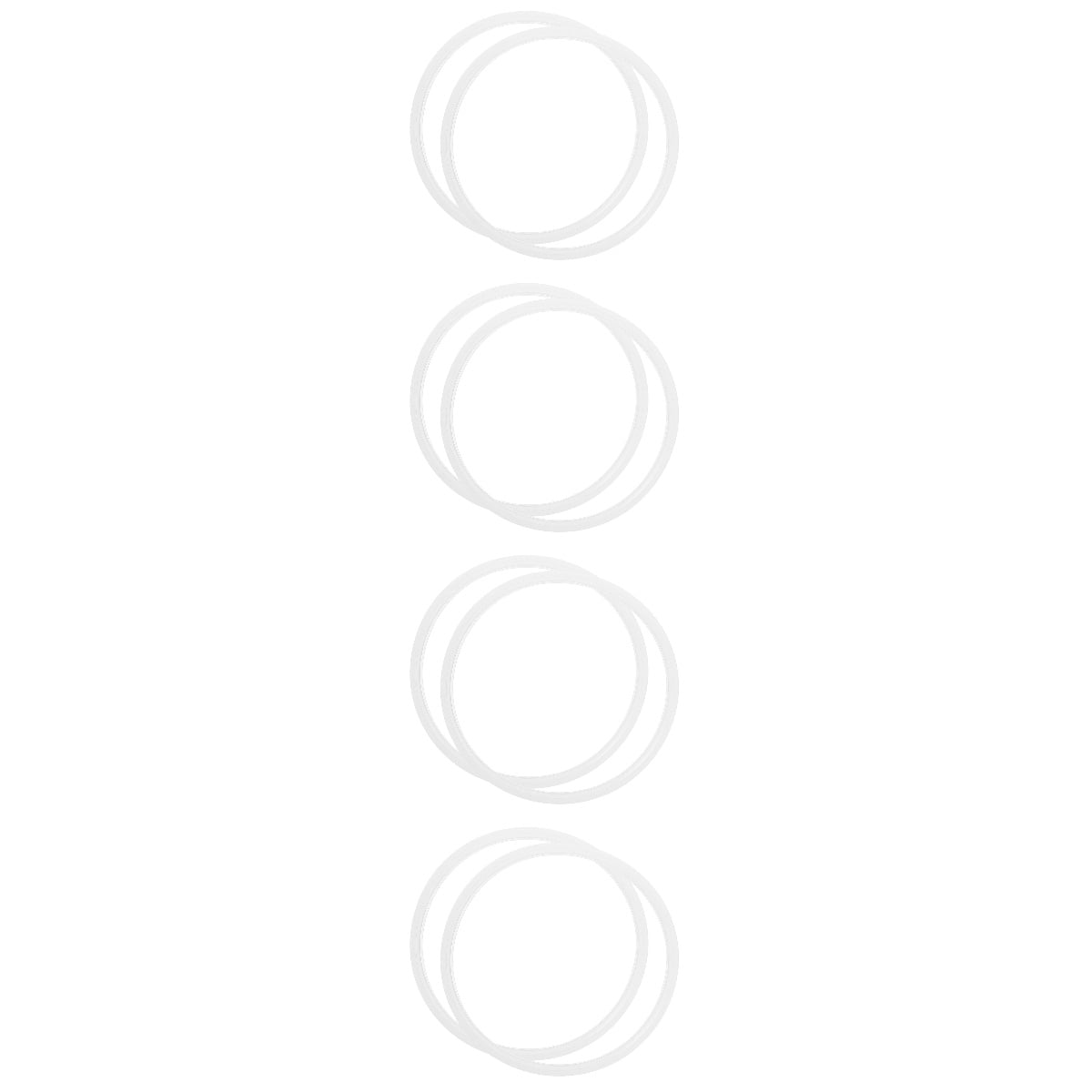 NUOLUX Silicone Pot Ring 8Pcs for Pressure Cooker Easy to Clean