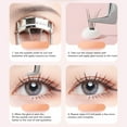 thumbnail image 4 of Pinzas para pestañas Pinzas ergonómicas para extensión de pestañas Acero inoxidable de moda para salón de belleza para ventilar ANGGREK  Otros, 4 of 8