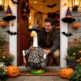 thumbnail image 2 of Halloween Porch Goose Outfits Witch Hat,Goose Outfit Clothes for 23 in Cement Porch Goose Clothes for Yard Lawn Garden Patio Decoration, 2 of 8