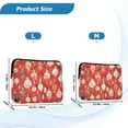 thumbnail image 4 of FORMRS 15"-15.6" Laptop Sleeve Protective Case Soft Carrying Quilted Computer Bag Cover, Christmas Ornaments Pattern, 4 of 7