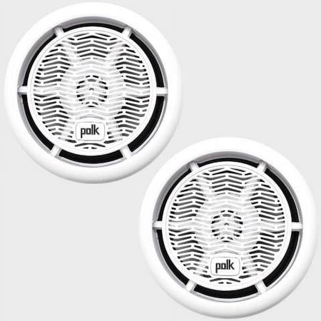 Polk Audio Boat Coaxial Speaker UMS66W | ASA Electronics 6.6 Inch (Pair)