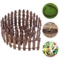 thumbnail image 4 of Miangastore Miniature Garden Fence Coffee 1Pack 35.43 Inches X 1.96 Inches, 4 of 8