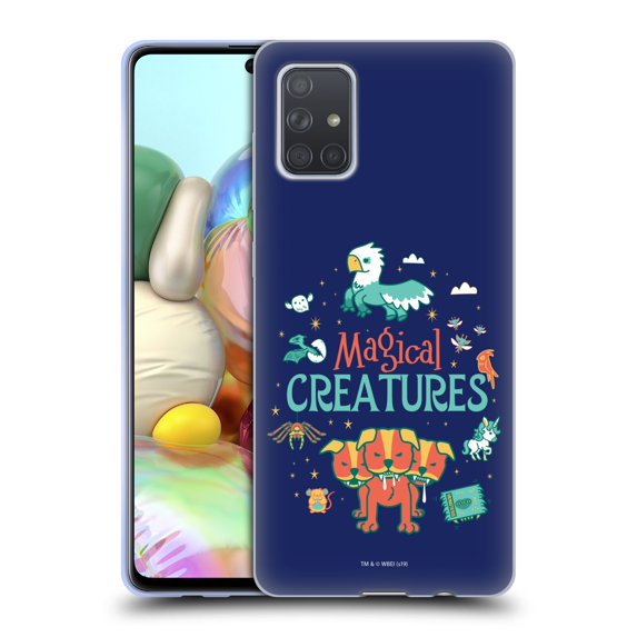 Head Case Designs Officially Licensed Harry Potter Deathly Hallows I Magical Creatures Soft Gel Case Compatible with Samsung Galaxy A71 (2019)