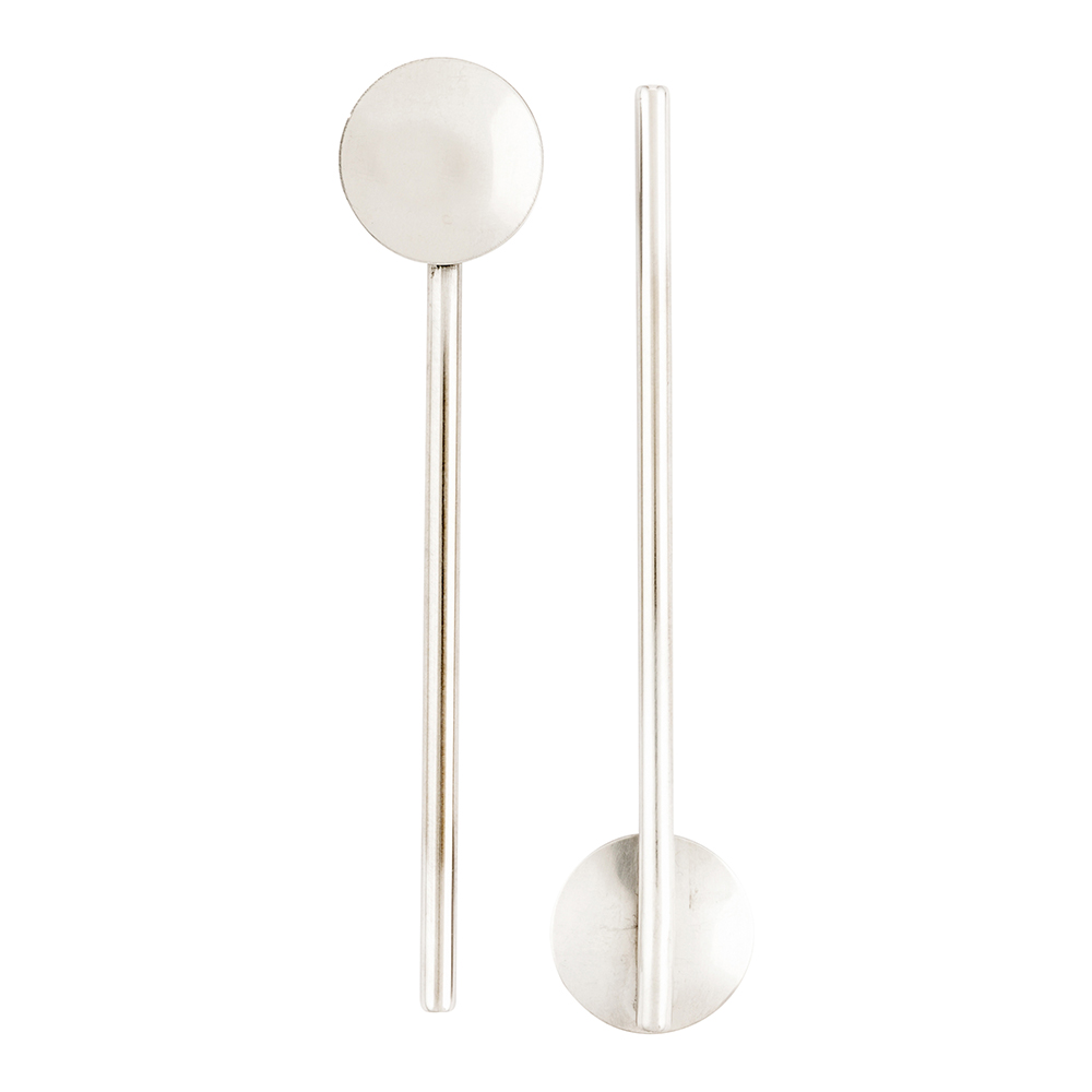 Bar Lux Stainless Steel Julep Spoon Straw 5" 2 count box