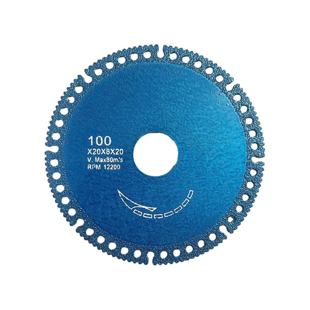 WHEANG Indestructible Disc for Grinder Indestructible Disc 2.0 Cut Everything In Seconds Disc for Angle Grinde Composite Multifunctional Cutting Cutting One Size Blue