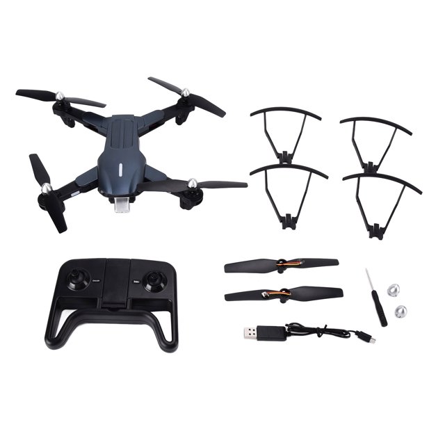 1809 Quadcopter 4K HD Flying Drone 2.4GHz Luz plegable con teléfono con cámara dual Control remoto sin flujo de luz