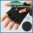 thumbnail image 3 of Guantes Tácticos de Medio Dedo Motociclista – Protección con Palma Antideslizante 3D y Ajuste de Muñeca | Ciclismo, Senderismo, Entrenamiento y Actividades Outdoor, 3 of 10