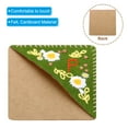 thumbnail image 3 of Uxcell Cute Flower Felt Personalized Embroidered Corner Bookmark, Green, Letter p, 3 of 6