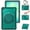 Dark Green, variant on Case for Samsung Galaxy Tab A11 2025/ Galaxy Tab A9 2023 Handle Protective Cover 360 Rotating Ring Stand, Shockproof Dropproof Case for Kids Kickstand & Pencil Holder & Shoulder Strap,Dark Green