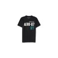 thumbnail image 1 of Aeropostale - Camiseta gráfica con logotipo de apliques para hombre, color negro, pequeña Aeropostale Camiseta gráfica, 1 of 2