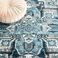 thumbnail image 6 of SAFAVIEH Vintage Hamadan Kiaran Medallion Area Rug, Blue/Ivory, 5'3" x 7'6", 6 of 7
