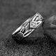 thumbnail image 4 of Anillo de calavera gótica para hombre, letra punk, hip hop, rock, joyería de moda dominante, corrosión, personalidad creativa, accesorios sencillos, 4 of 4
