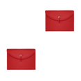 thumbnail image 3 of Tholdsy Maletín de cuero resistente y duradero para documentos para profesionales de negocios multicapa de alta capacidad rojo 2Conjunto, 3 of 6
