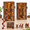 Brown, variant on Napoleon DIY Book Nook Kit 3D Puzzle with LED, Miniature House Model for Bookends