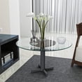 thumbnail image 6 of SUDICA Tempered Glass Table Top 20 Inch Round Clear 0.24 Inch Thick for Dining Coffee Table, 6 of 10