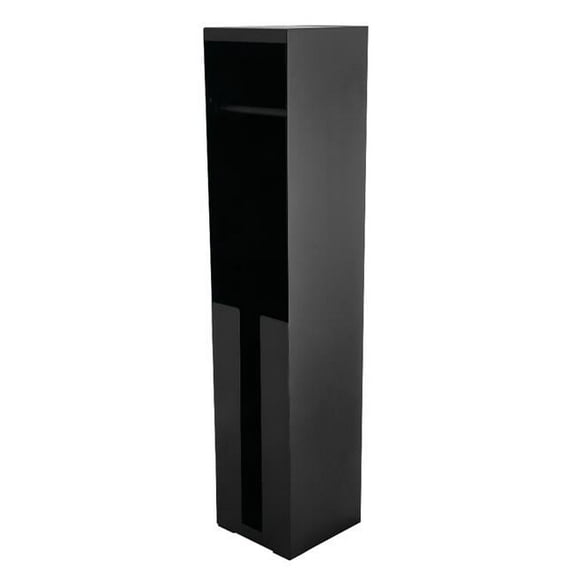 Markus Freestanding Toilet Paper Holder with Roll Storage, Matte Black