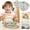 Silver, variant on EGYMEN Stainless Steel Divided Plates, Kids Compartment Meal Tray with Sections, Fun Car-Shaped Non-Toxic Dinner Dishes for Babies, Toddlers & Kids, Safe & Portable Eating Set