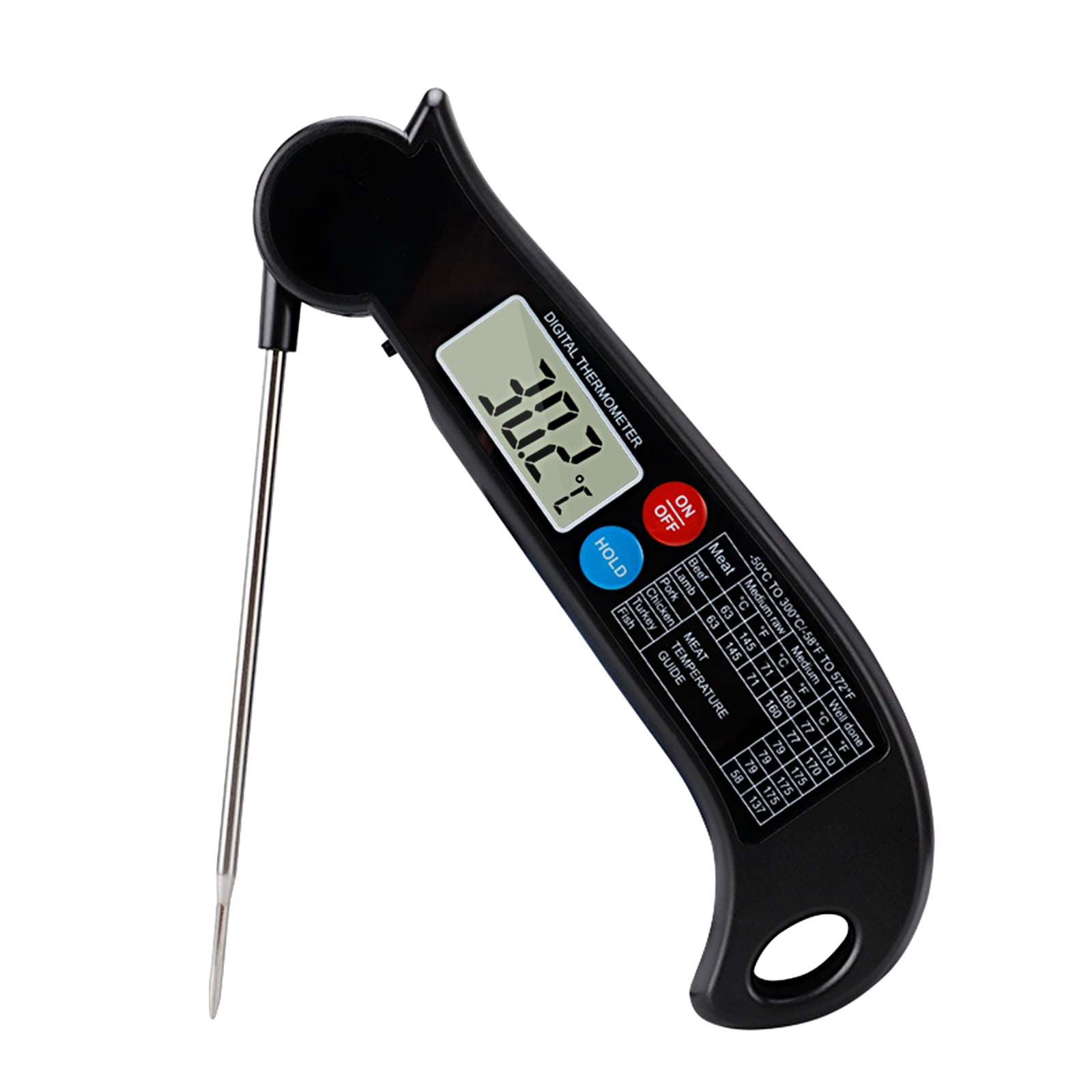 Anself Digital Meat Thermometer Upgraded Waterproof Instant Read