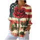 thumbnail image 4 of Neewe Button Down Shirts for Women Dressy Floral Printed Long Sleeve Blouse Business MXsual Work Tops, 4 of 4