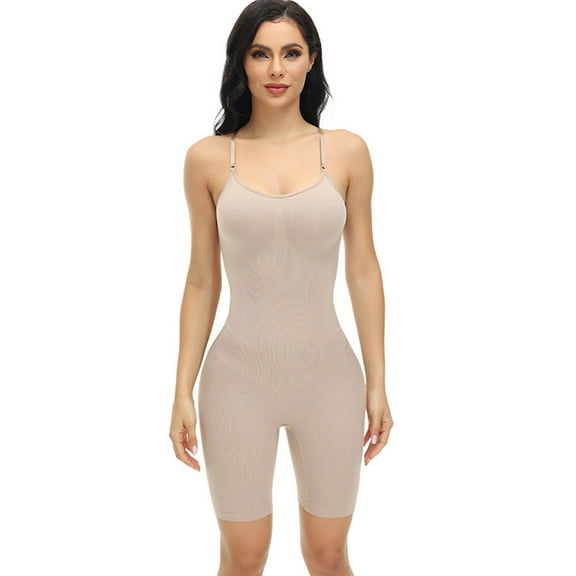 EFINNY Women's Sleeveless Tank Bodycon Romper Short Yoga Jumpsuit