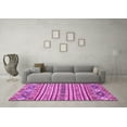 thumbnail image 3 of Ahgly Company Indoor Rectangle Abstract Pink Modern Area Rugs, 2' x 3', 3 of 4
