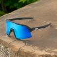 thumbnail image 2 of 100 Percent S3 HiPER Blue Multilayer Mirror Lens Sunglasses with Durable and Lightweight Polycarbonate Frame (Matte Black), 2 of 7