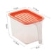 thumbnail image 1 of Caja de almacenamiento para refrigerador MACHAO Caja sellada para conservación de alimentos frescos con asa almacenamiento de cocina color rosa, 1 of 5
