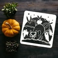 thumbnail image 3 of Cat Stencil 11.8x11.8 inch Black Cat Stencil Template Plastic Cat Bat Ghost Stars Patterns Stencil Reusable Drawing Painting Stencils for DIY Painting Crafts Holiday Decor, 3 of 7