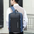thumbnail image 6 of Business Laptop Backpack 15.6 Inch, Slim Durable Travel Water Resistant, with USB Charging Port, College Bookbag Computer Bag Gifts for Men Women Fits Notebook(Blue), 6 of 6