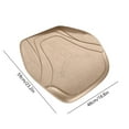 thumbnail image 3 of Beige Car Seat Cushion - All Season Breathable Mesh, Half Coverage, Comfortable Support, 3 of 6