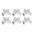 thumbnail image 4 of Lazos Navideños, Bricolaje, Prácticos Y Prácticos Lazos Navideños, 96 Piezas Para Ventana ANGGREK Plata HM2282203, 4 of 8