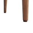 thumbnail image 3 of Armen Living Wade Mid-Century Dining Chair in Walnut Finish and Gray Fabric (Set of 2), 3 of 11