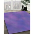 thumbnail image 3 of Ahgly Company Machine Washable Indoor Rectangle Transitional Purple Area Rugs, 5' x 7', 3 of 7