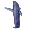 thumbnail image 4 of Los accesorios inflables del traje del tiburón gris de los adultos explotan la fantasía inflable, 4 of 8