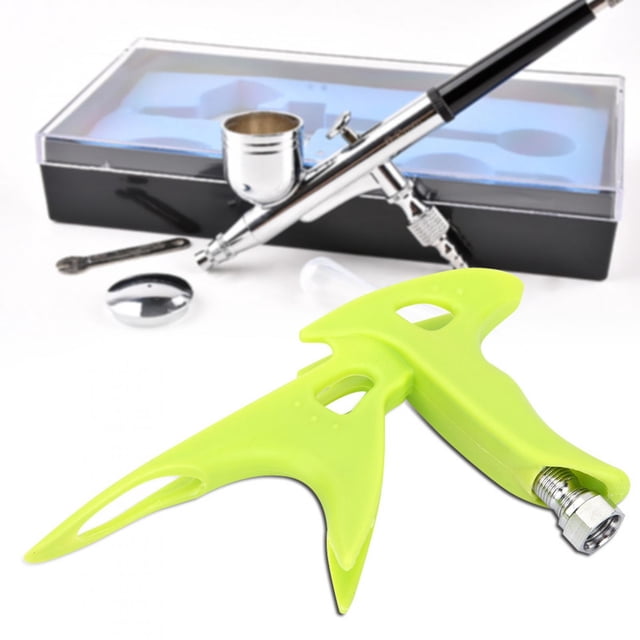 Spray Pen Stand, Reasonable Design Lightweight Plastic Shell Easy To Install Air Brush Holder With Nut Fastening For Welding Projects